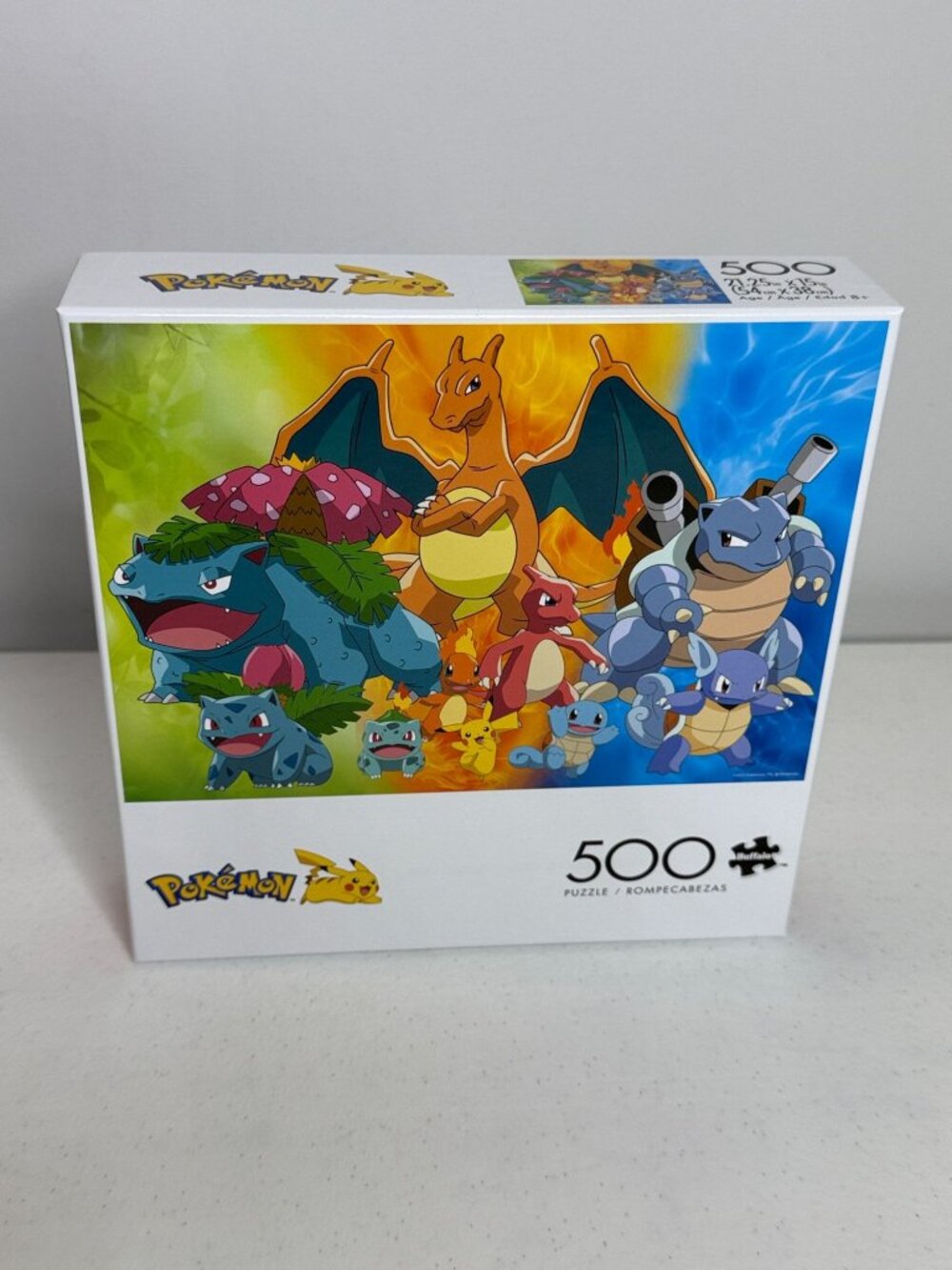 Pokemon Buffalo 500 Piece Puzzle Charizard Blastoise Venusaur Pikachu New